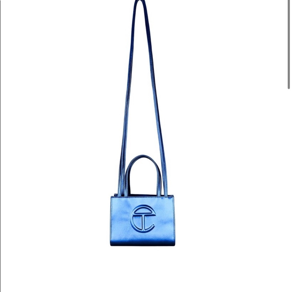 Small Cobalt Shopping Bag